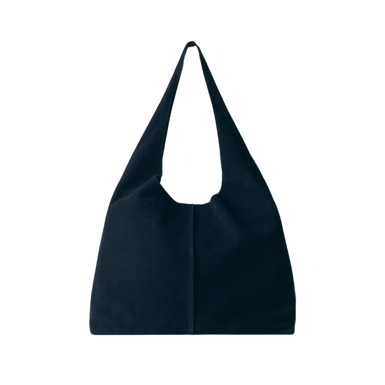 Mango Leather shopper bag