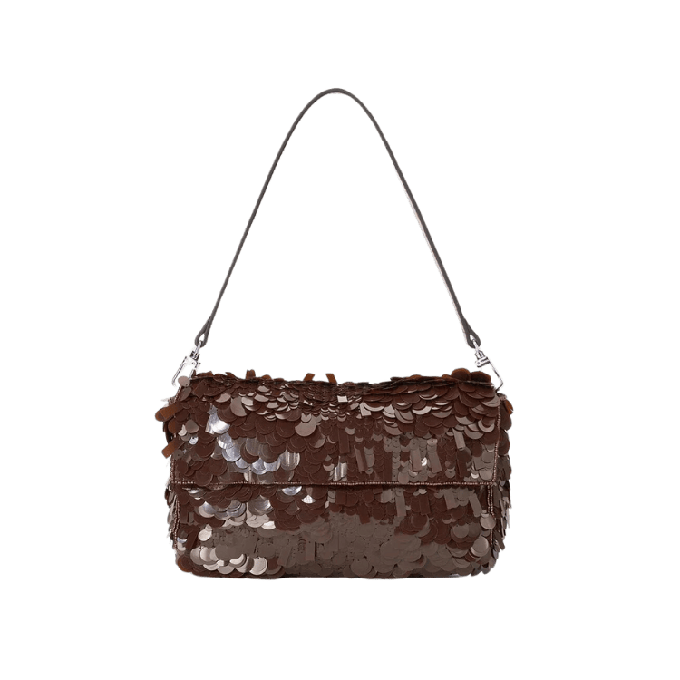 Staud Timmy Shoulder Bag Cacao