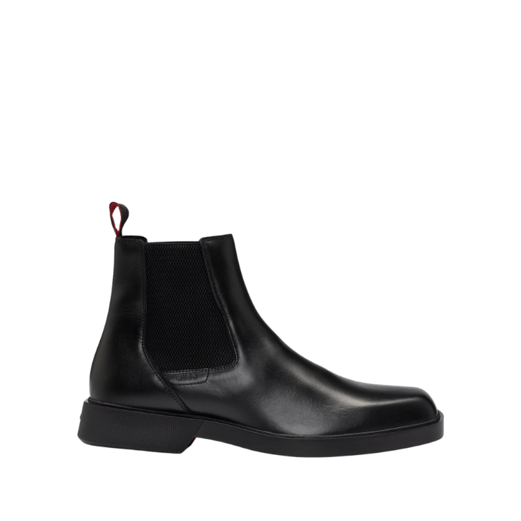 Hugo Boss Nappa-leather Chelsea Boots with Logo Detail