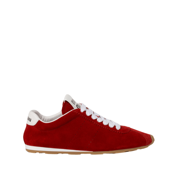 Miu Miu Suede Sneakers